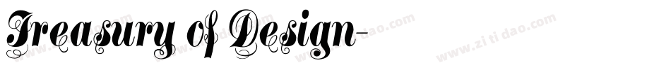 Treasury of Design字体转换